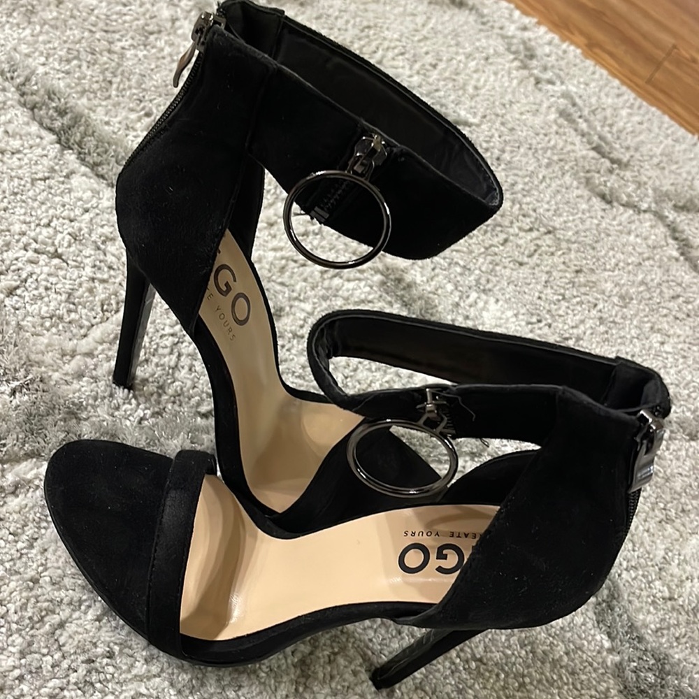 Black Suede Heels